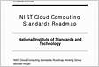 NIST Cloud Computing Standards Roadma